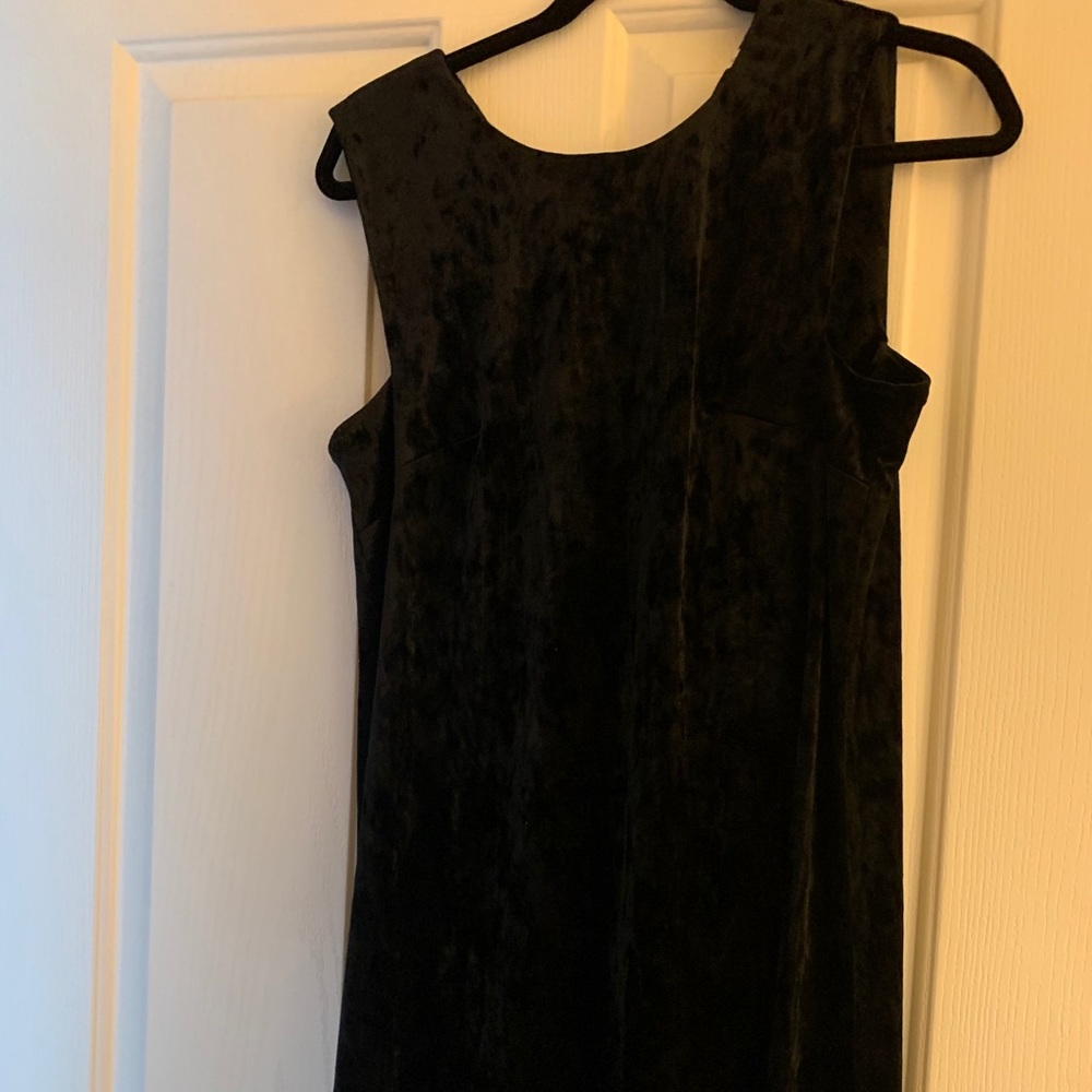 BCBG Generation black velvet shift dress - Small